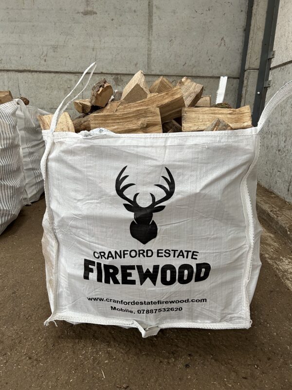 Kiln Dried Hardwood Logs - 1 ton Bulk Bag