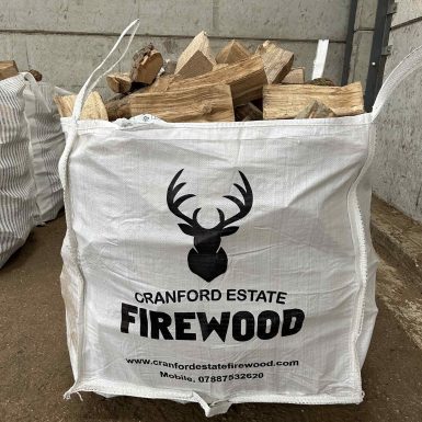 Kiln Dried Hardwood Logs - 1 ton Bulk Bag